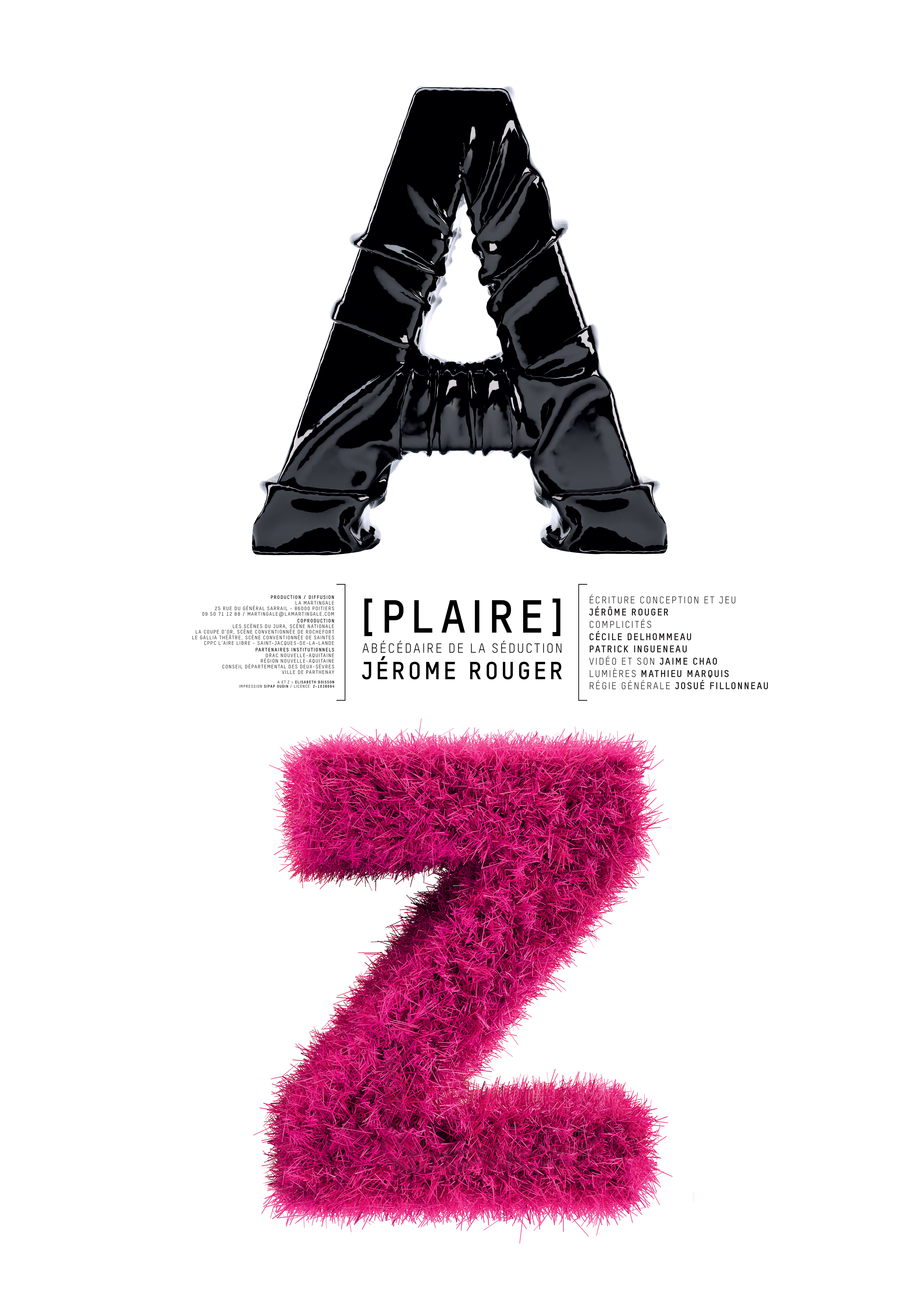 PLAIRE / Abécédaire de la séduction / Mardi 3 Décembre 2019/ 20 h 30/ Le Geyser / A partir de 12 ans / 1H 30